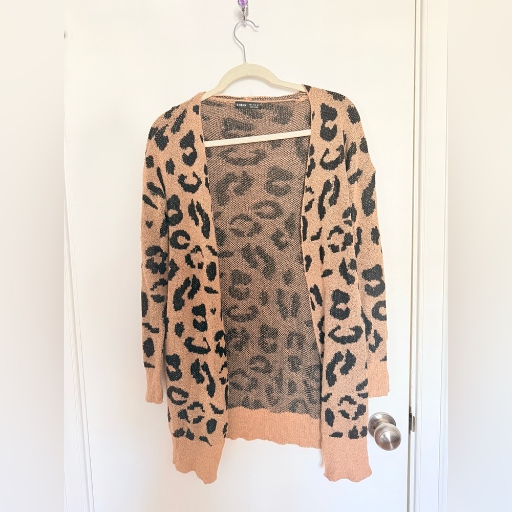 Leopard‎ Print Cardigan